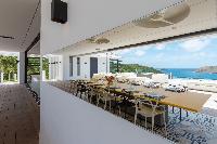 incredible dining room of Saint Barth Villa My Way luxury holiday home, vacation rental