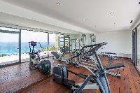 neat gym of Saint Barth Villa My Way luxury holiday home, vacation rental