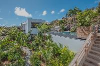 lush surroundings of Saint Barth Villa Seven luxury holiday home, vacation rental