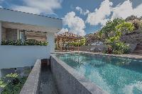 cool swimming pool of Saint Barth Villa Seven luxury holiday home, vacation rental