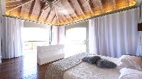 fresh bedroom linens in Saint Barth Villa Au Rêve luxury holiday home, vacation rental