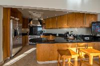 modern kitchen of Saint Barth Villa La Maison Sur Le Port luxury holiday home, vacation rental