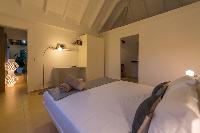 fresh bedroom linens in Saint Barth Villa La Roche Dans l'Eau luxury holiday home, vacation rental