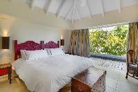 clean bed sheets in Saint Barth Villa Lagon Bleu luxury holiday home, vacation rental