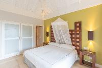 clean bedroom linens in Saint Barth Villa Lagon Jaune luxury holiday home, vacation rental