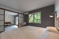 fresh bed sheets in Saint Barth Villa Lagon Jaune luxury holiday home, vacation rental