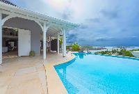 cool swimming pool of Saint Barth Villa Lagon Jaune luxury holiday home, vacation rental
