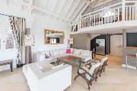 cool multilevel Saint Barth Villa Lagon Jaune luxury holiday home, vacation rental