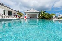 cool swimming pool of Saint Barth Villa Wine Note luxury holiday home, vacation rental