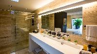 dapper bathroom in Saint Barth Villa Casa Paraiso luxury holiday home, vacation rental