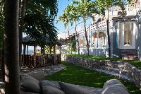 cool grounds of Saint Barth Villa Gouverneur View luxury holiday home, vacation rental