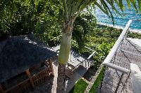 cool garden of Saint Barth Villa Gouverneur View luxury holiday home, vacation rental