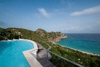 cool swimming pool of Saint Barth Villa Gouverneur View luxury holiday home, vacation rental