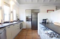 cool kitchen of Saint Barth Villa La Colline luxury holiday home, vacation rental