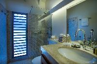 clean bathroom in Saint Barth Villa Yellow Bird luxury holiday home, vacation rental