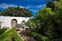 lovely garden of Saint Barth Villa Yellow Bird luxury holiday home, vacation rental