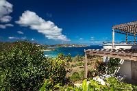 beautiful sea view from Saint Barth Villa Yellow Bird luxury holiday home, vacation rental