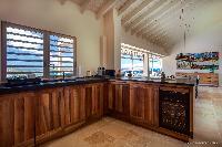 modern kitchen appliances in Saint Barth Villa Yellow Bird luxury holiday home, vacation rental