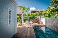 fun swimming pool of Saint Barth Villa Kaloo luxury holiday home, vacation rental