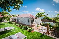 lovely garden of Saint Barth Villa Kaloo luxury holiday home, vacation rental