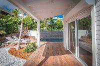 cool lanai of Saint Barth Villa Kaloo luxury holiday home, vacation rental