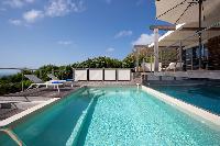 cool swimming pool of Saint Barth Villa La Magnifica luxury holiday home, vacation rental