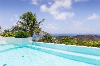 cool swimming pool of Saint Barth Villa Rose Dog luxury holiday home, vacation rental