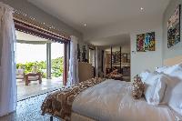 clean bed sheets in Saint Barth Villa Castle Rock luxury holiday home, vacation rental