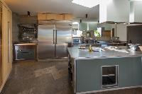 cool kitchen of Saint Barth Villa Castle Rock luxury holiday home, vacation rental