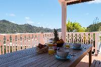 cool balcony of Saint Barth Villa Tourterelle luxury holiday home, vacation rental