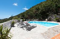 awesome swimming pool of Saint Barth Villa Tourterelle luxury holiday home, vacation rental