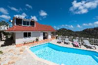 amazing swimming pool of Saint Barth Villa Tourterelle luxury holiday home, vacation rental