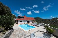 nice poolside of Saint Barth Villa Tourterelle luxury holiday home, vacation rental