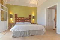 lovely bedroom of Saint Barth Villa Lagon Jaune Estate luxury holiday home, vacation rental