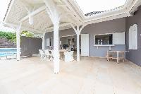 awesome lanai of Saint Barth Villa Lagon Jaune Estate luxury holiday home, vacation rental