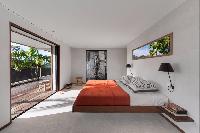 cool bedroom with balcony at Saint Barth Villa Apache luxury holiday home, vacation rental