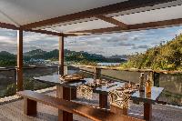 cool veranda of Saint Barth Villa Apache luxury holiday home, vacation rental