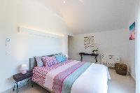 clean bedroom linens in Saint Barth Luxury Villa Florelien holiday home, vacation rental