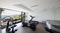 neat gym of Saint Barth Villa Grace holiday home, vacation rental