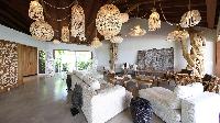 cool sitting area in Saint Barth Villa Ixfalia luxury holiday home, vacation rental