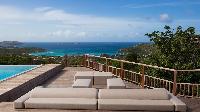 amazing poolside dech of Saint Barth Villa Ixfalia luxury holiday home, vacation rental