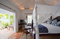 clean bed sheets in Saint Barth Luxury Villa Cocoland holiday home, vacation rental