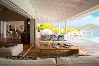 cool patio of Saint Barth Luxury Villa Cocoland holiday home, vacation rental