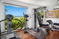 cool gym of Saint Barth Villa Rose Des Vents holiday home, luxury vacation rental