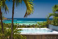 cool hot tub of Saint Barth Villa Rose Des Vents holiday home, luxury vacation rental