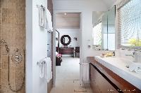 spic-and-span bathroom in Saint Barth Villa Rose Des Vents holiday home, luxury vacation rental