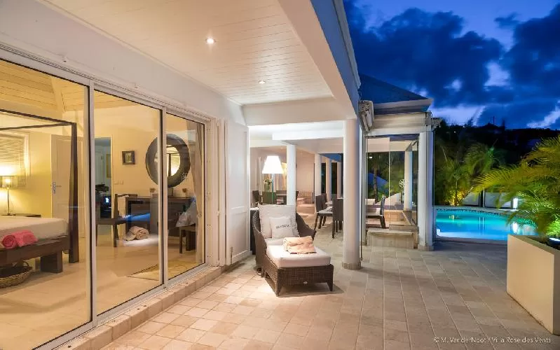 awesome Saint Barth Villa Rose Des Vents holiday home, luxury vacation rental