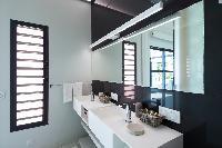 neat lavatory in Saint Barth Villa Rose Dog Estate holiday home, luxury vacation rental