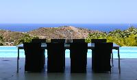 astonishing sea view from Saint Barth Villa Rose Dog Estate holiday home, luxury vacation rental