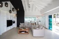 incredible ceiling of Saint Barth Villa Rose Dog Estate holiday home, luxury vacation rental